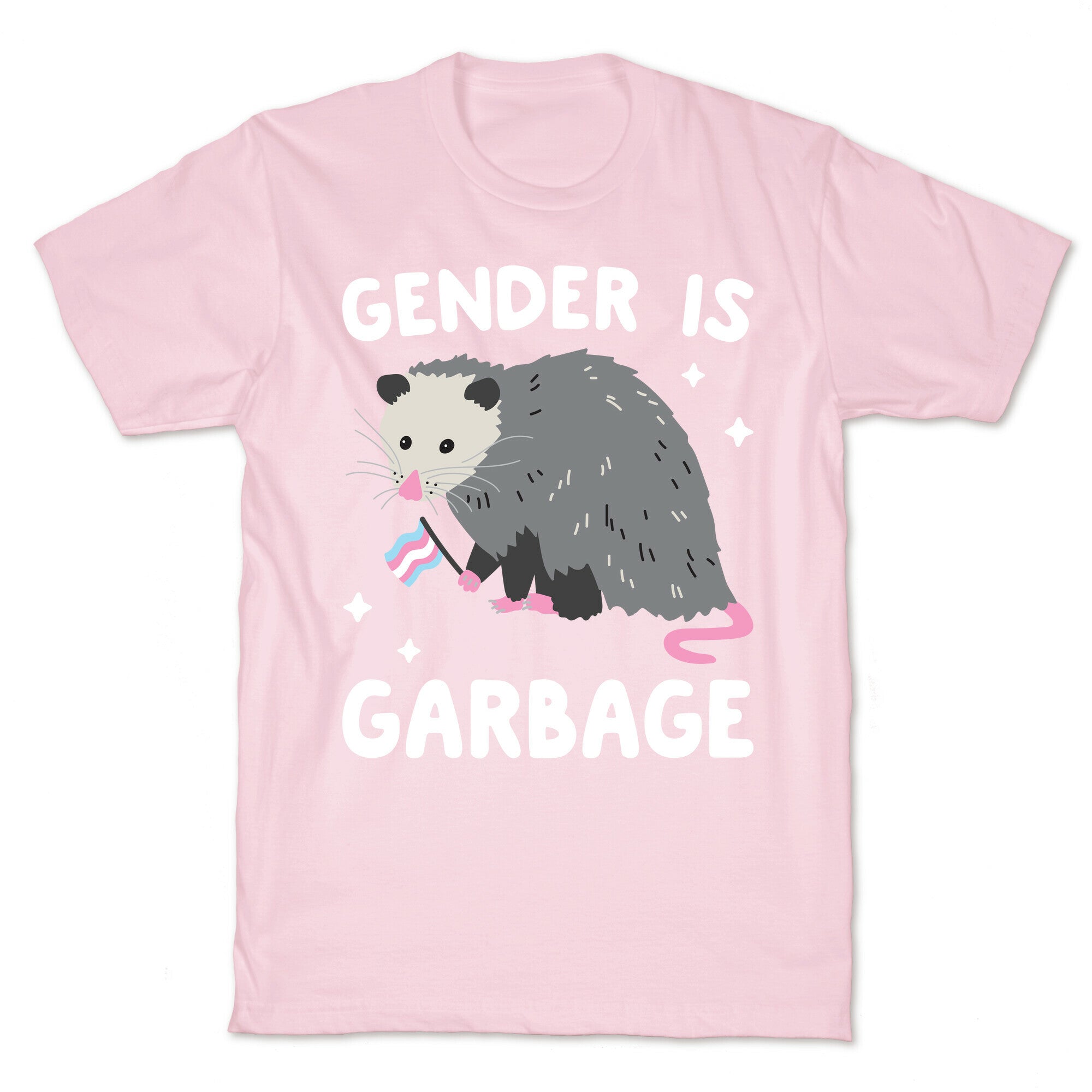 Gender Is Garbage Trans Opossum T-Shirt