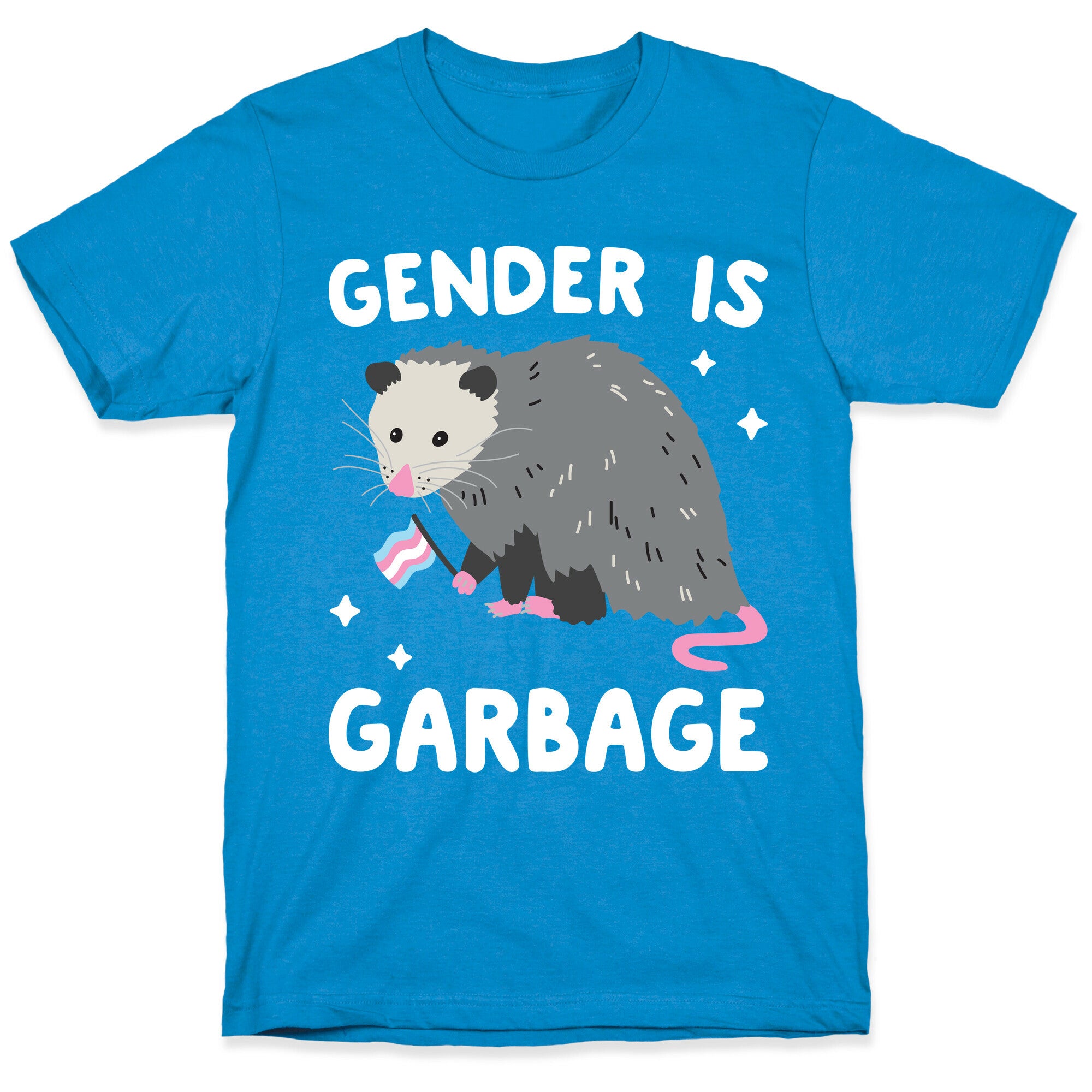 Gender Is Garbage Trans Opossum T-Shirt
