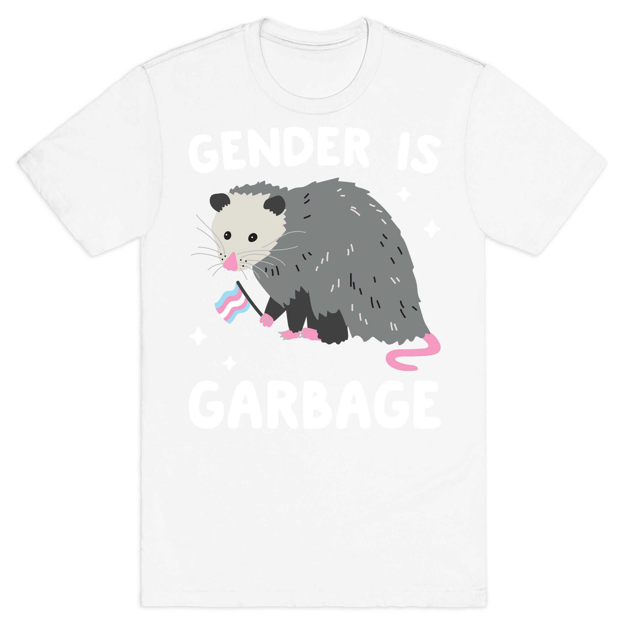 Gender Is Garbage Trans Opossum T-Shirt