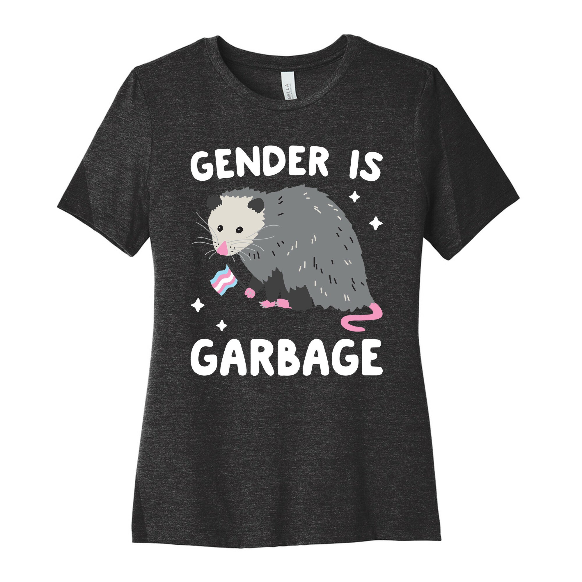 Gender Is Garbage Trans Opossum Women's Cotton Tee