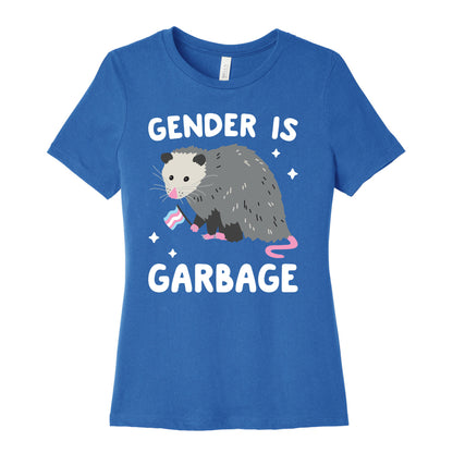 Gender Is Garbage Trans Opossum Women's Cotton Tee