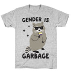 Gender Is Garbage Non-binary Raccoon T-Shirt