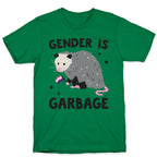 Gender Is Garbage Gender Fluid Opossum T-Shirt