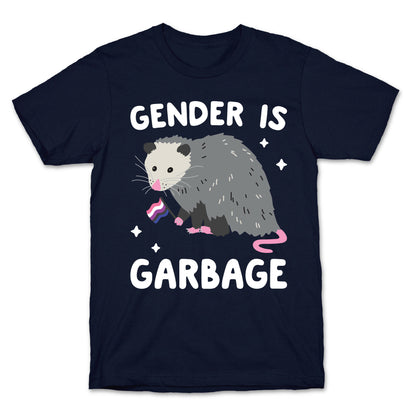 Gender Is Garbage Gender Fluid Opossum T-Shirt