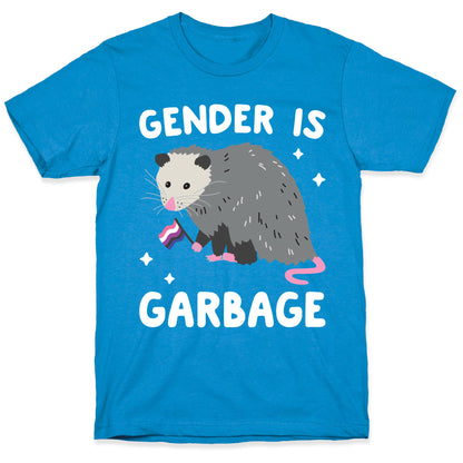 Gender Is Garbage Gender Fluid Opossum T-Shirt
