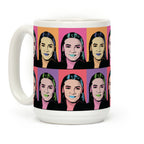 Alexandria Ocasio-Cortez Pop Art Parody Coffee Mug