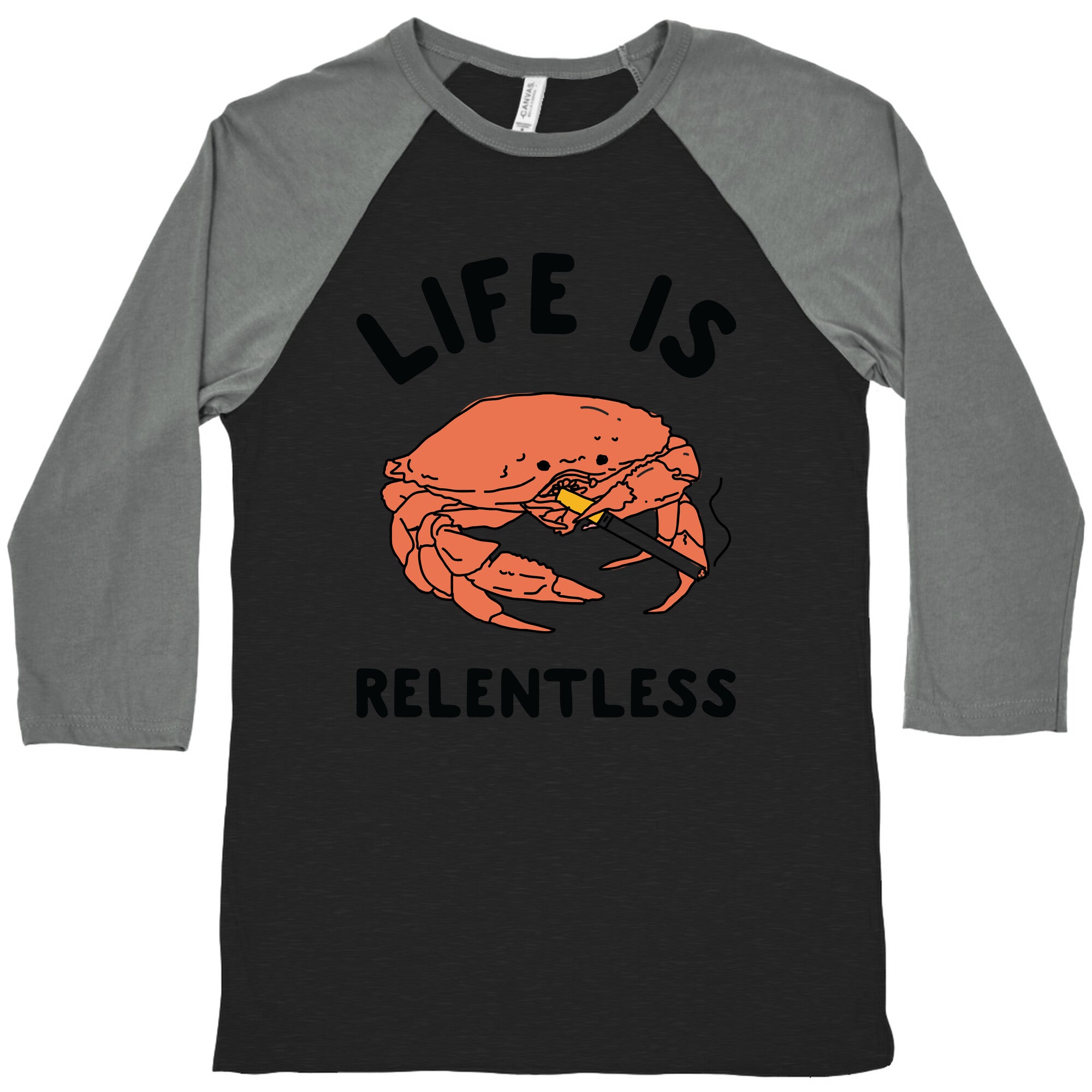 Life is Relentless Baseball Tee