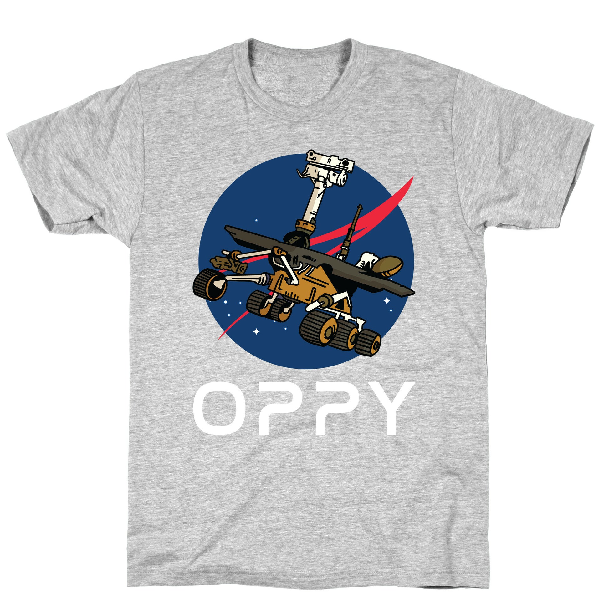 Oppy Nasa Parody Logo T-Shirt