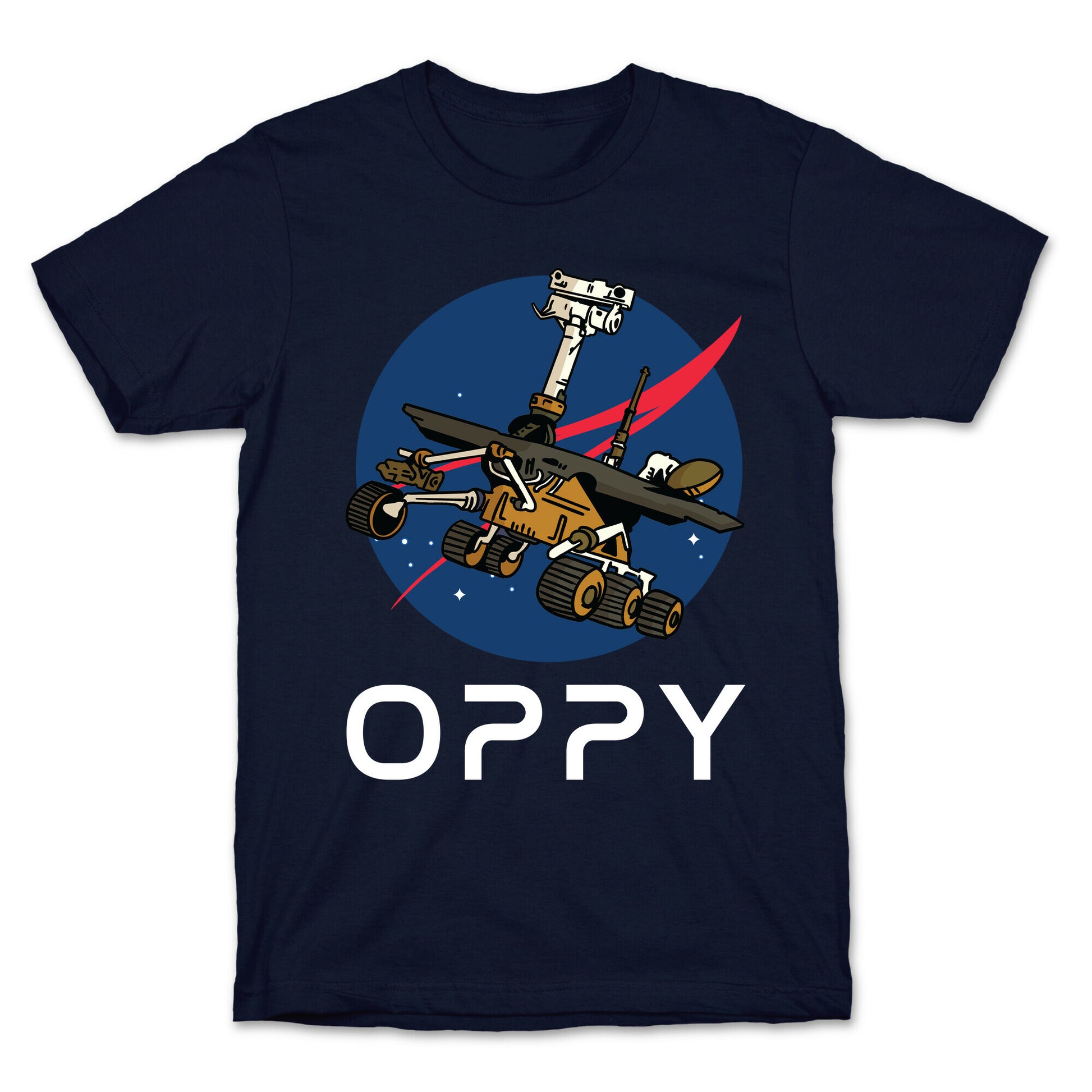 Oppy Nasa Parody Logo T-Shirt