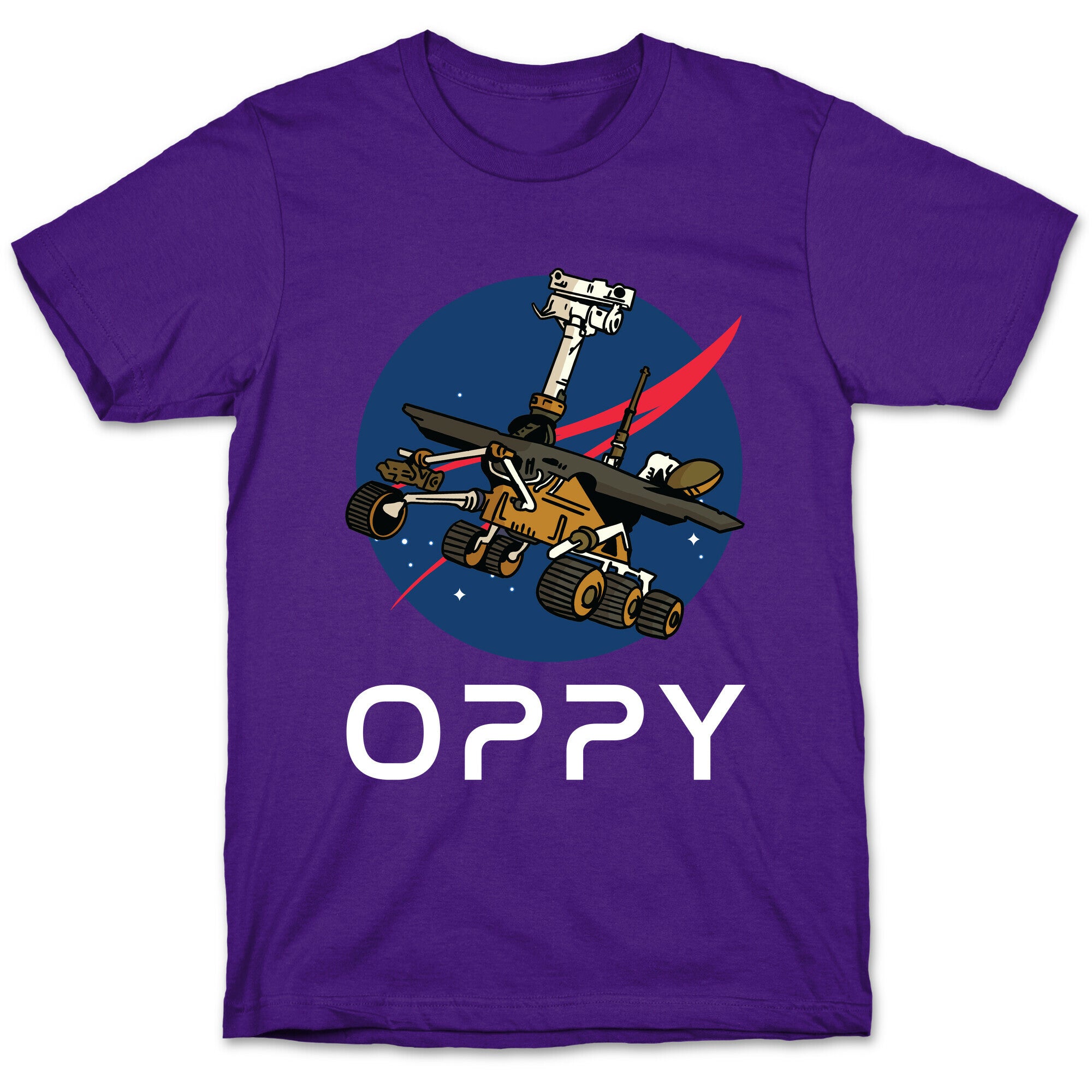 Oppy Nasa Parody Logo T-Shirt