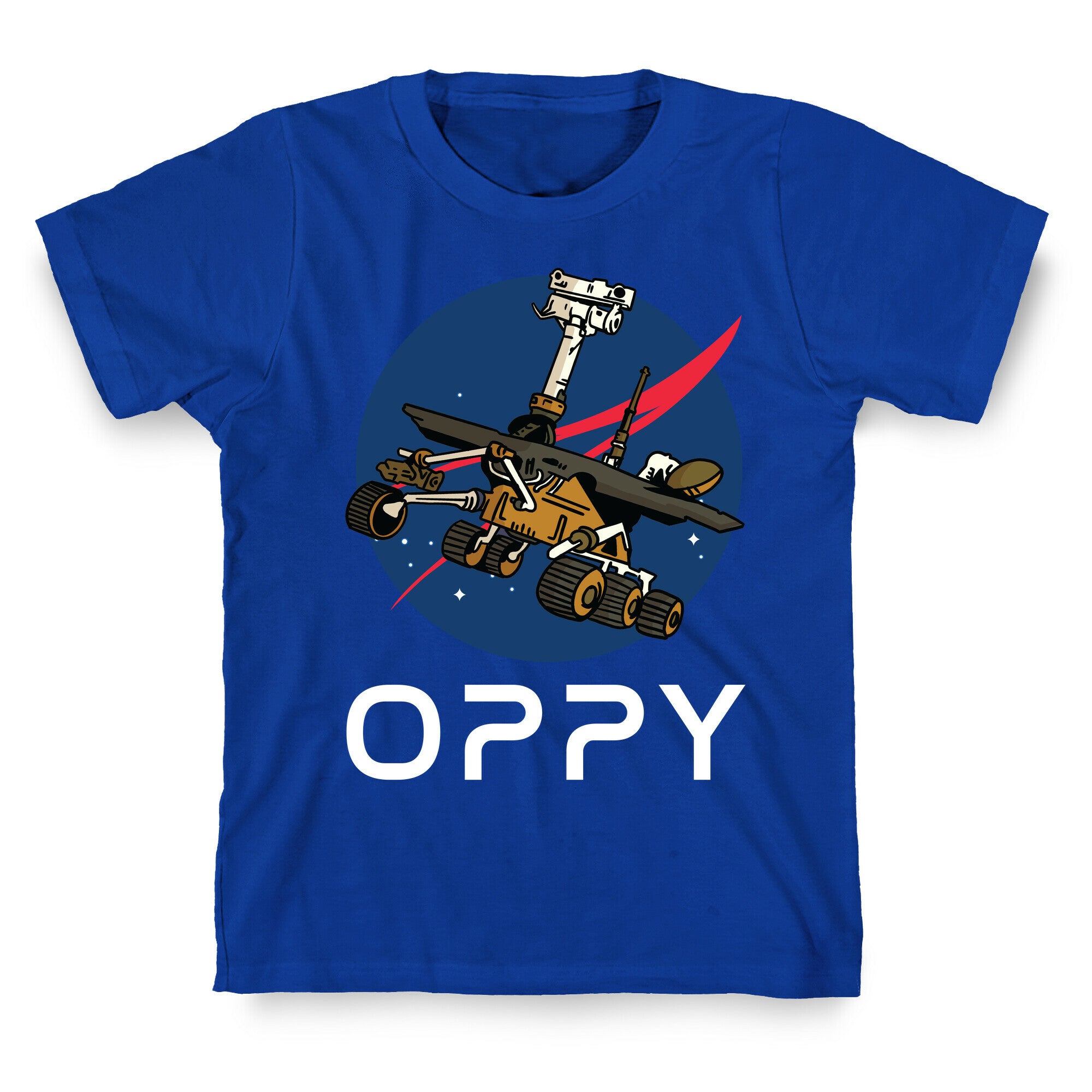 Oppy Nasa Parody Logo T-Shirt