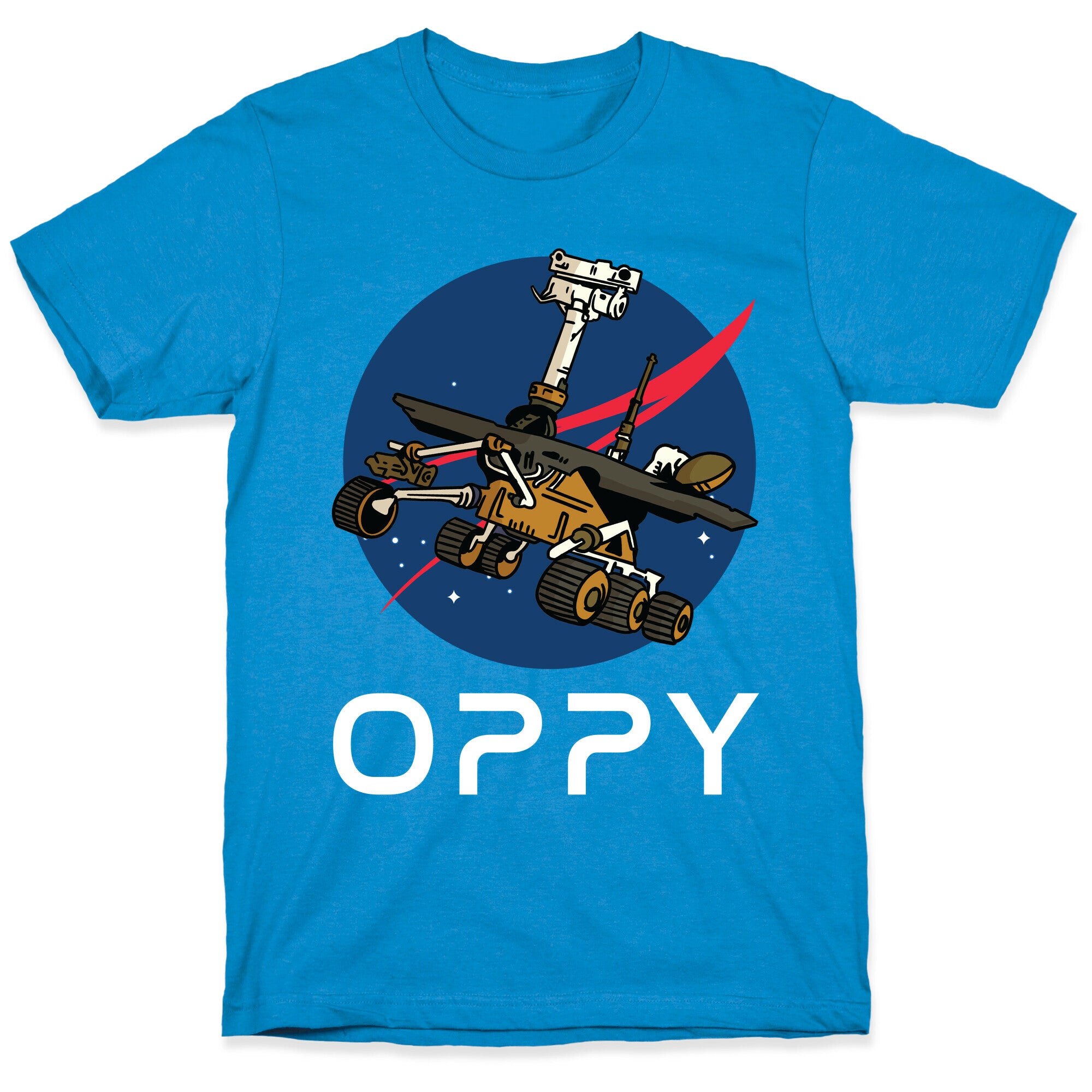 Oppy Nasa Parody Logo T-Shirt