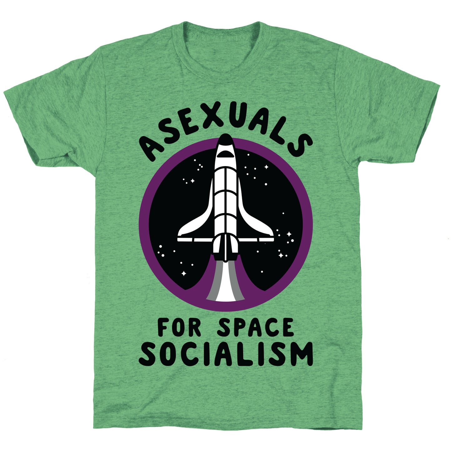 Asexuals For Space Socialism Unisex Triblend Tee