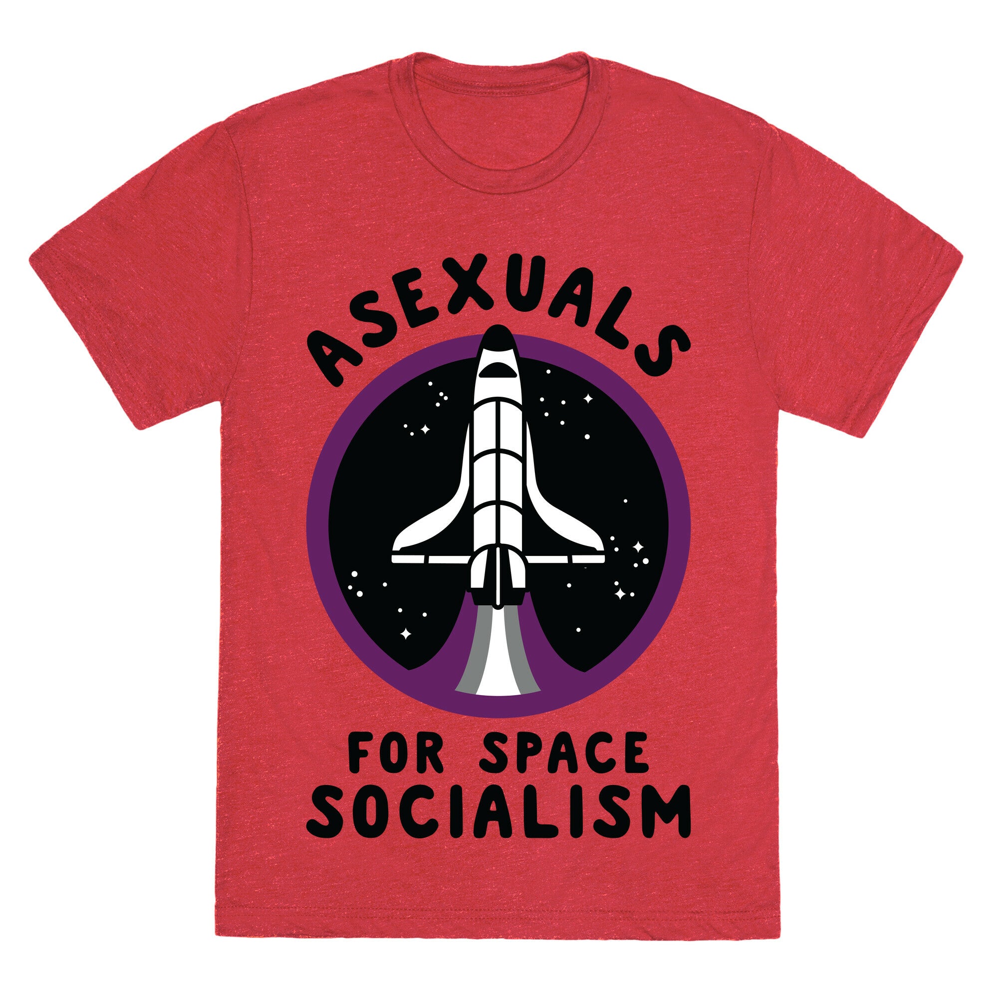 Asexuals For Space Socialism Unisex Triblend Tee
