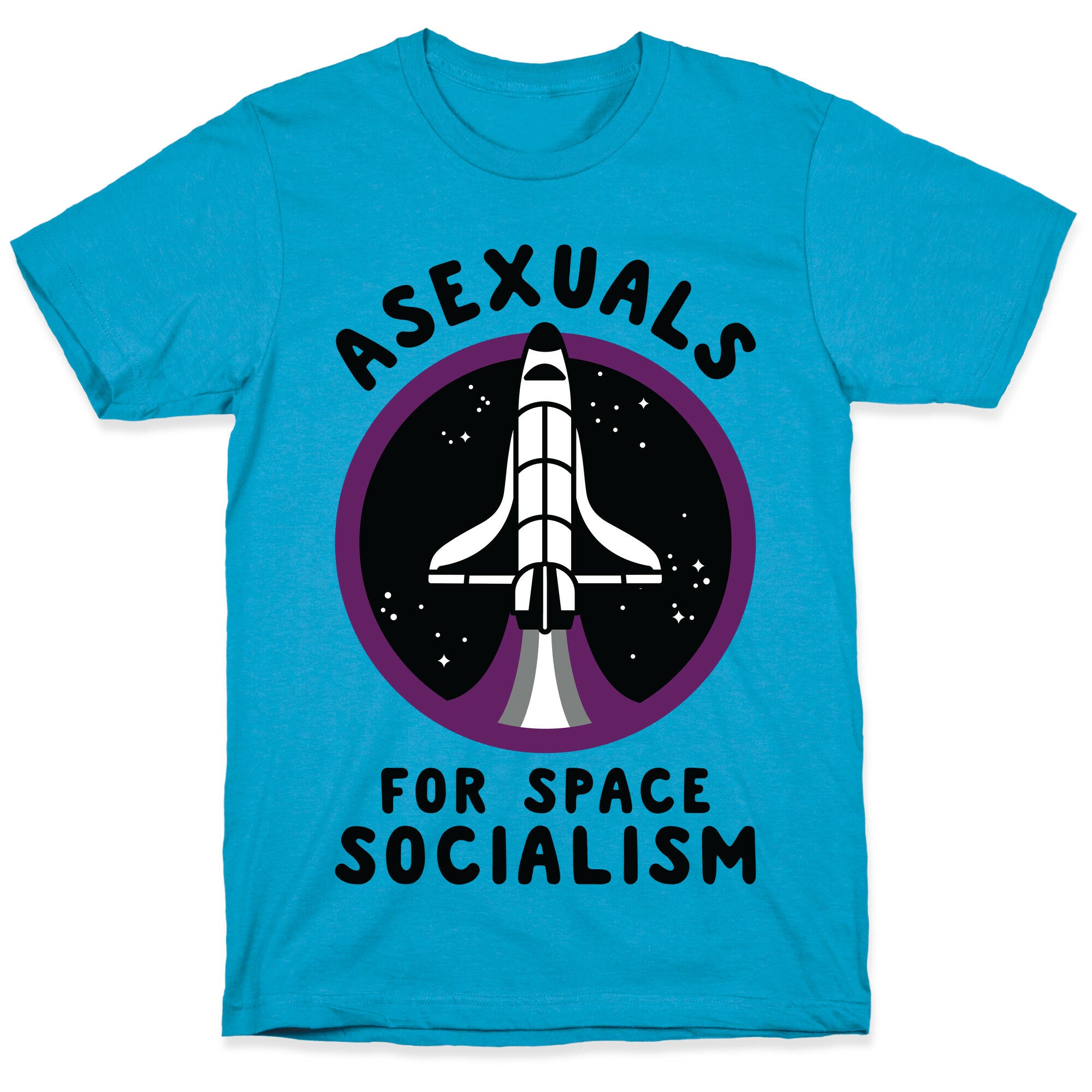 Asexuals For Space Socialism Unisex Triblend Tee