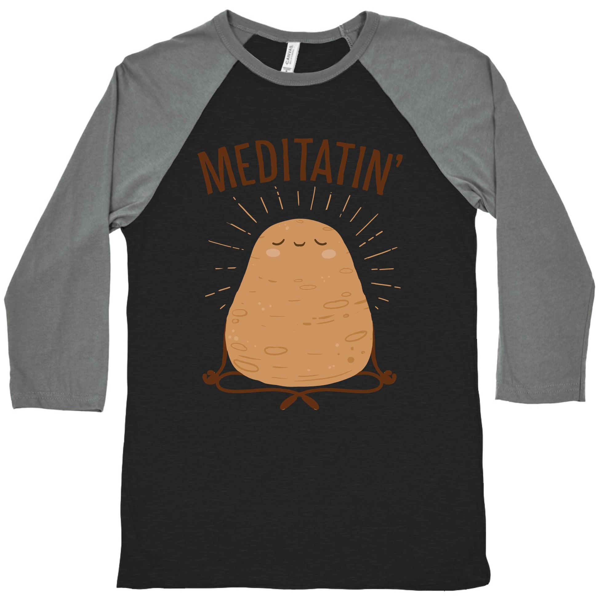 Meditatin' Baseball Tee