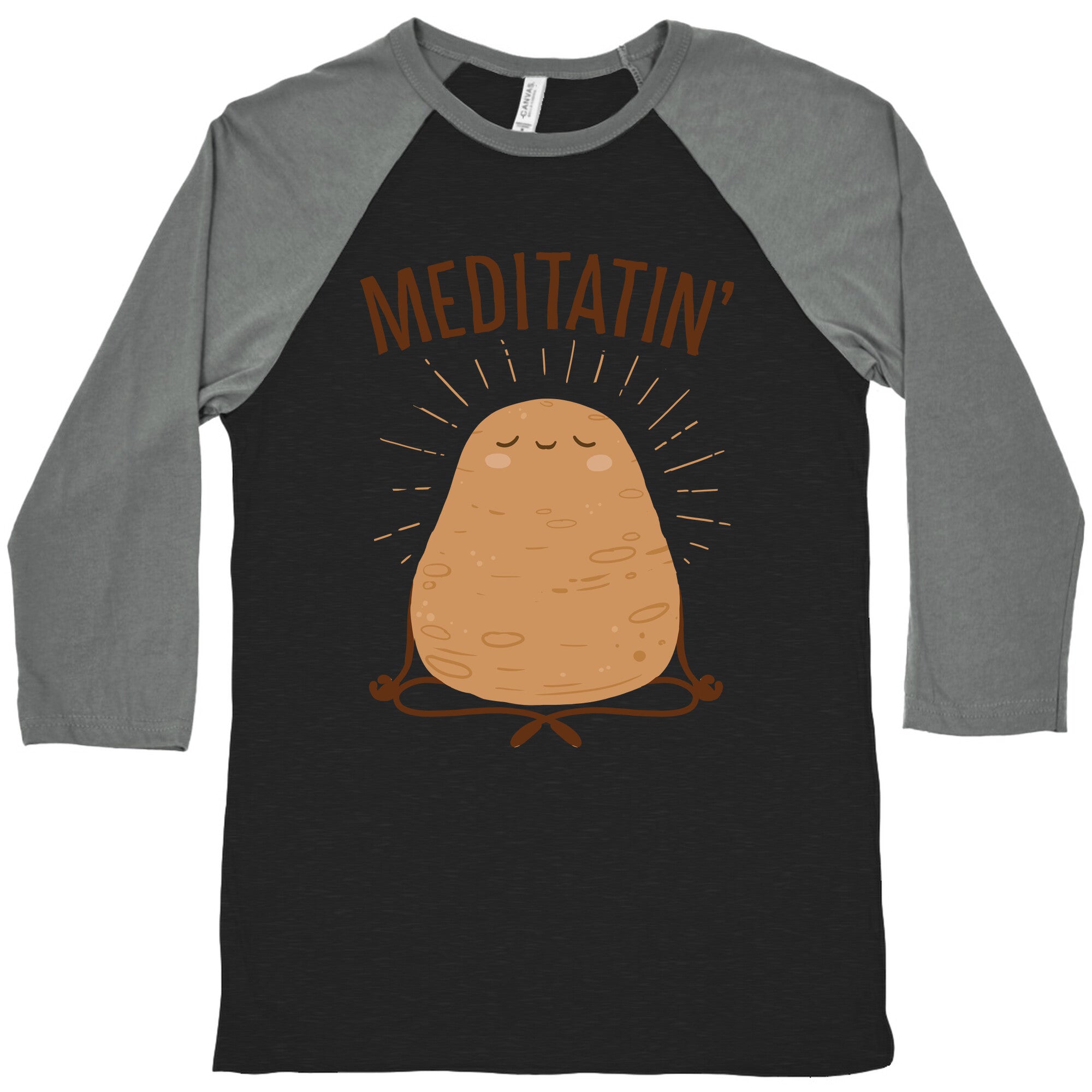 Meditatin' Baseball Tee
