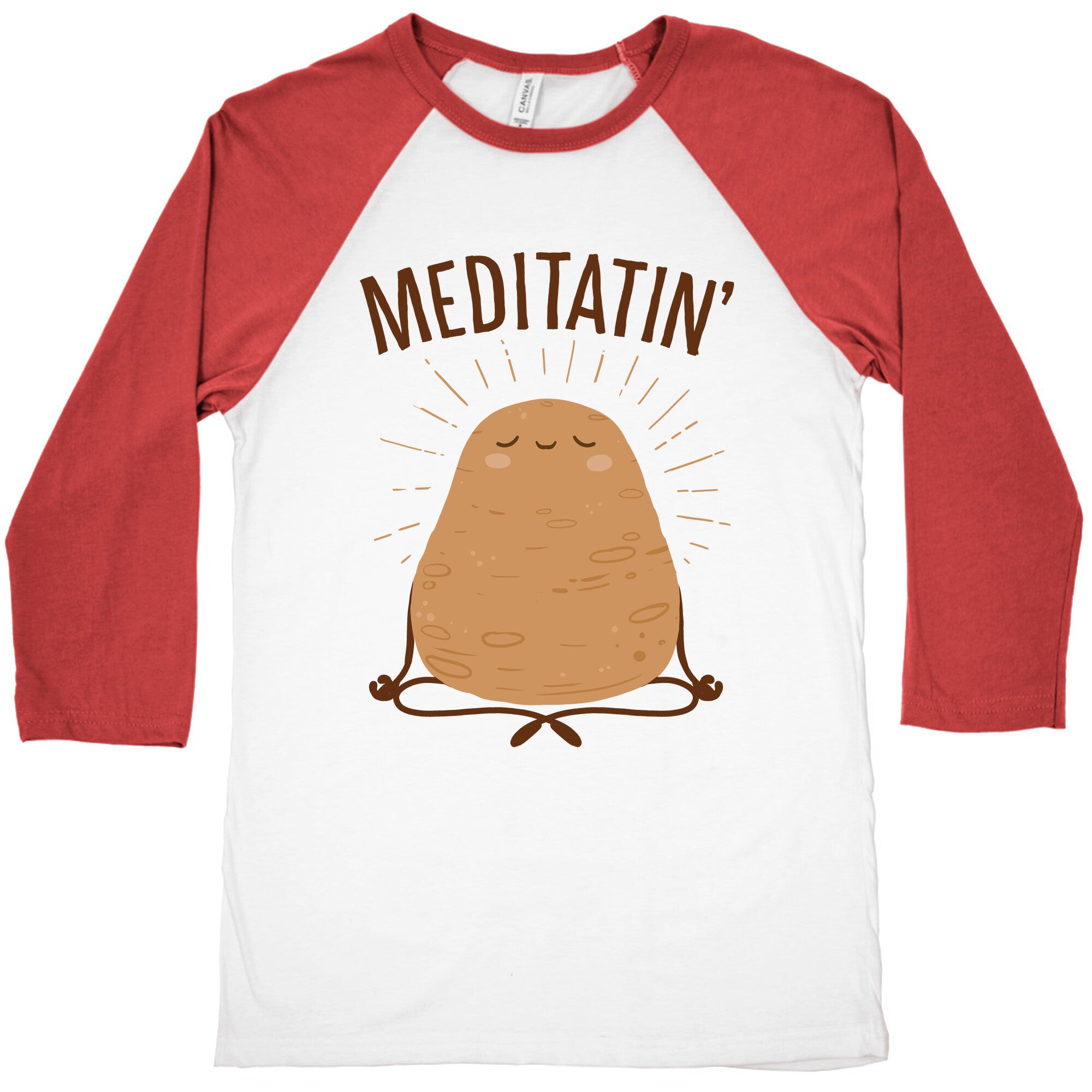 Meditatin' Baseball Tee