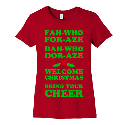 Fah-Who For-Aze Women's Cotton Tee