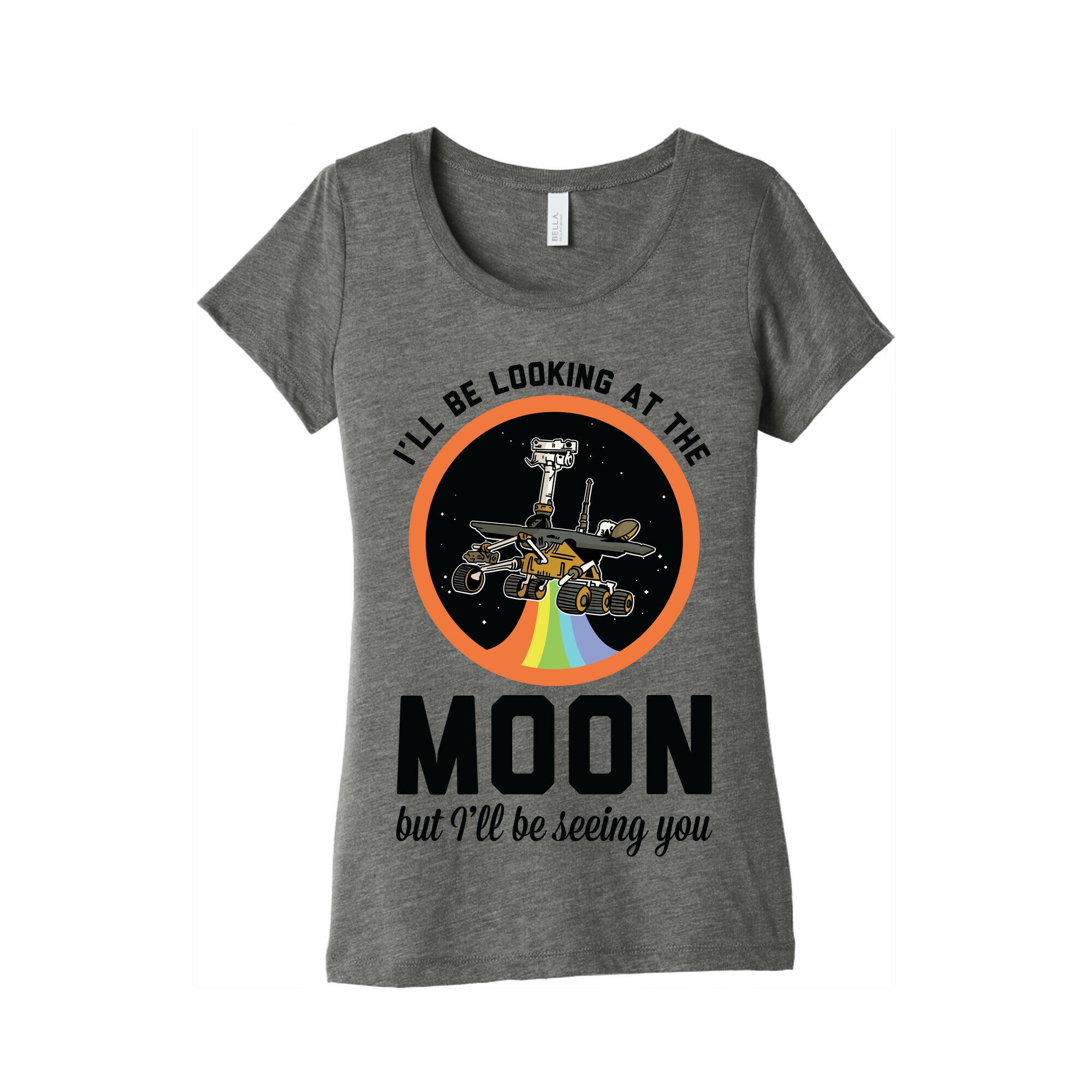 I'll Be Looking At The Moon But I'll Be Seeing You Oppy Women's Triblend Tee