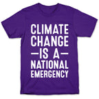 Climate Change is a National Emergency T-Shirt