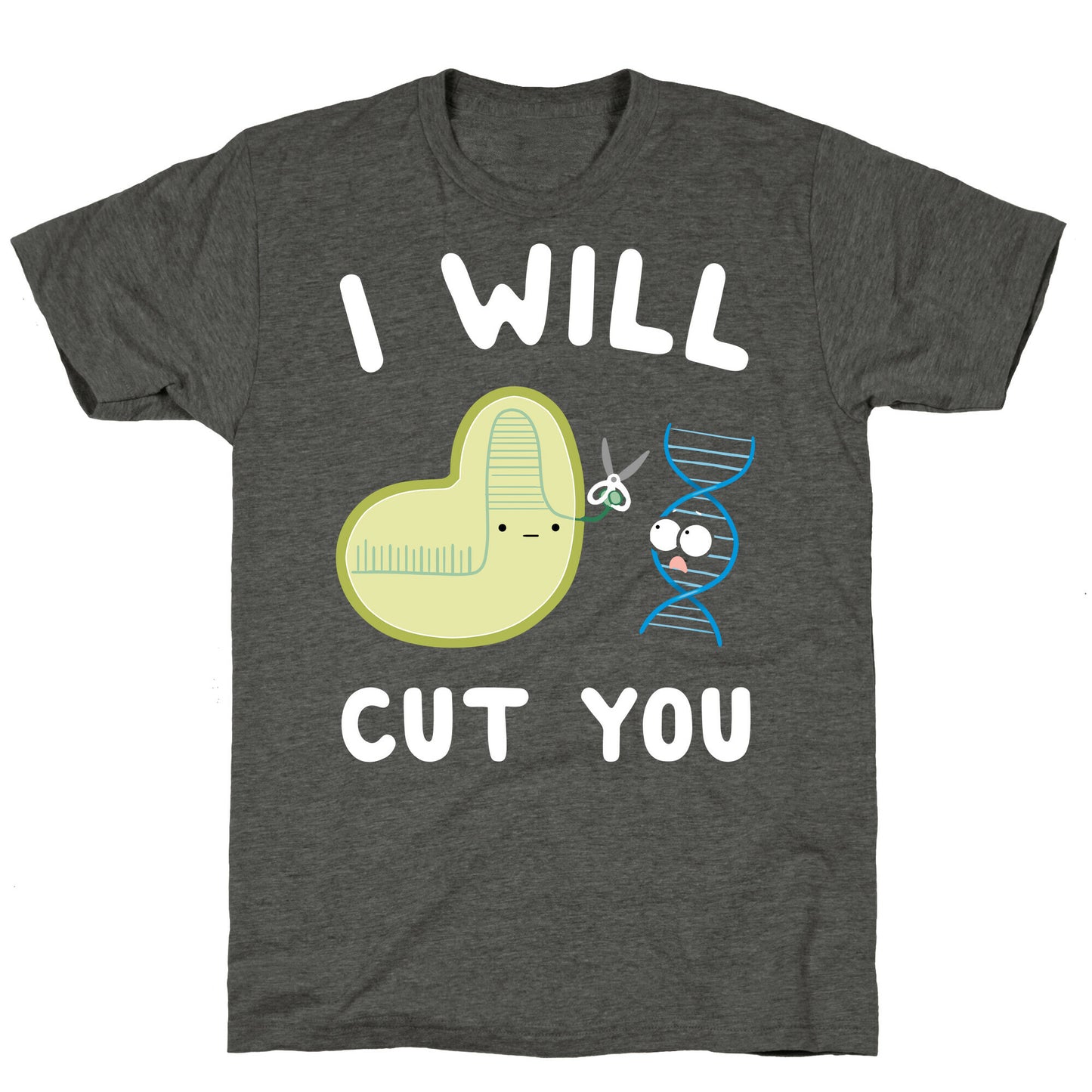 Crispr Will Cut You Unisex Triblend Tee