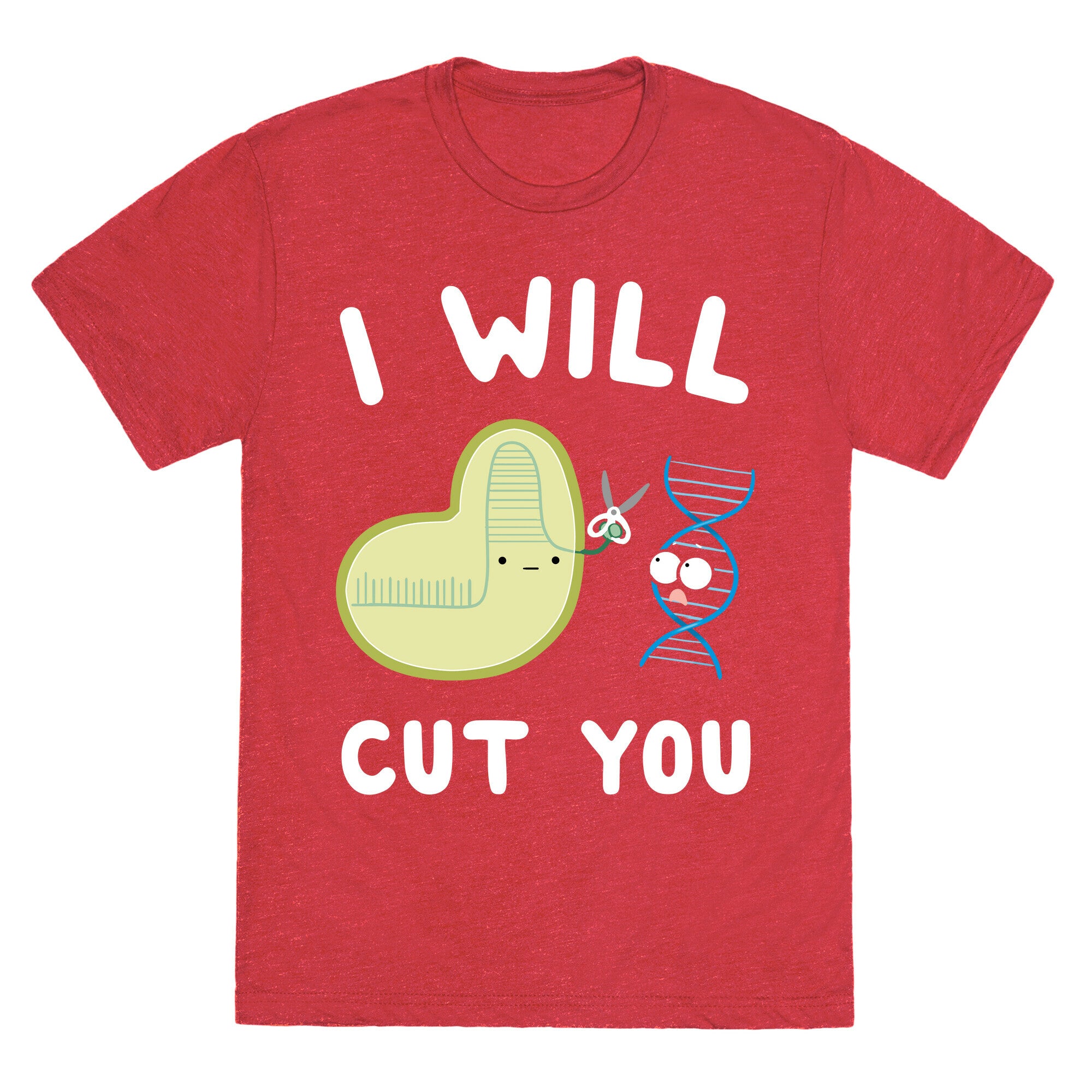 Crispr Will Cut You Unisex Triblend Tee