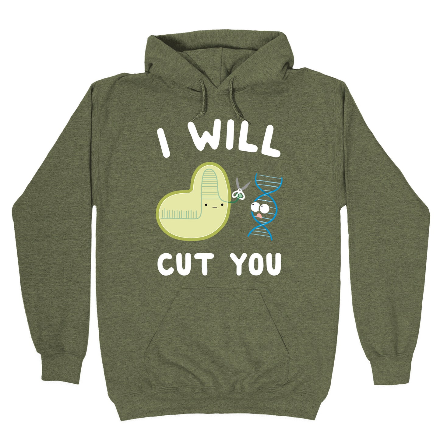 Crispr Will Cut You Hoodie