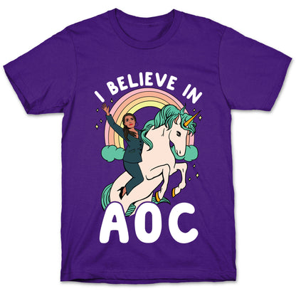 I Believe in AOC (Alexandria Ocasio-Cortez)  T-Shirt