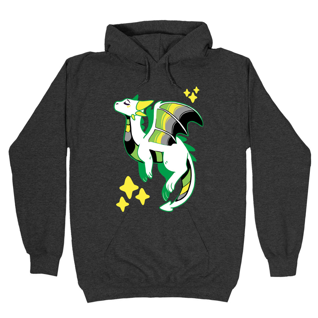 Aromantic Pride Dragon Hoodie