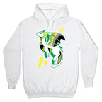 Aromantic Pride Dragon Hoodie