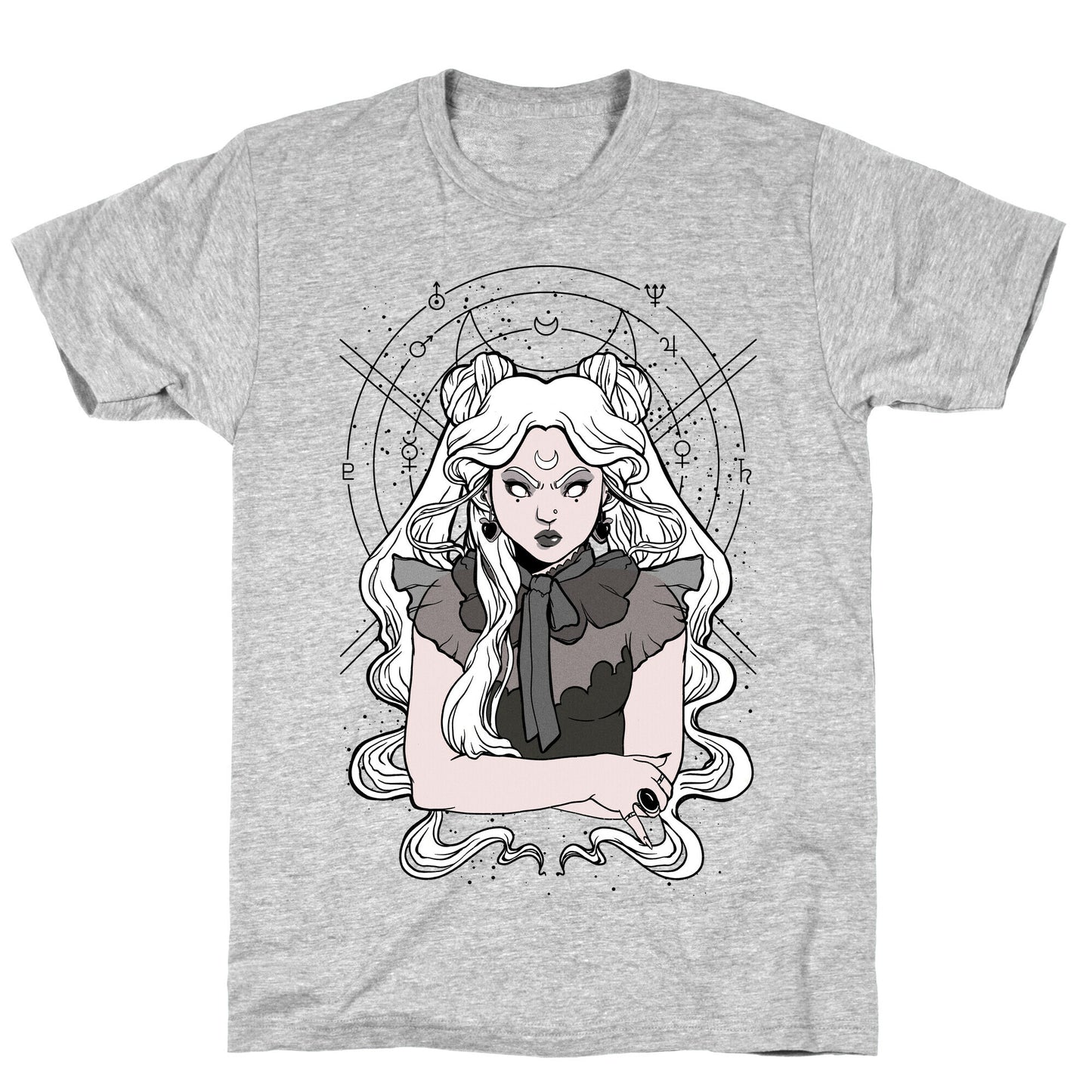 Goth Usagi (Sailor Moon Parody) T-Shirt