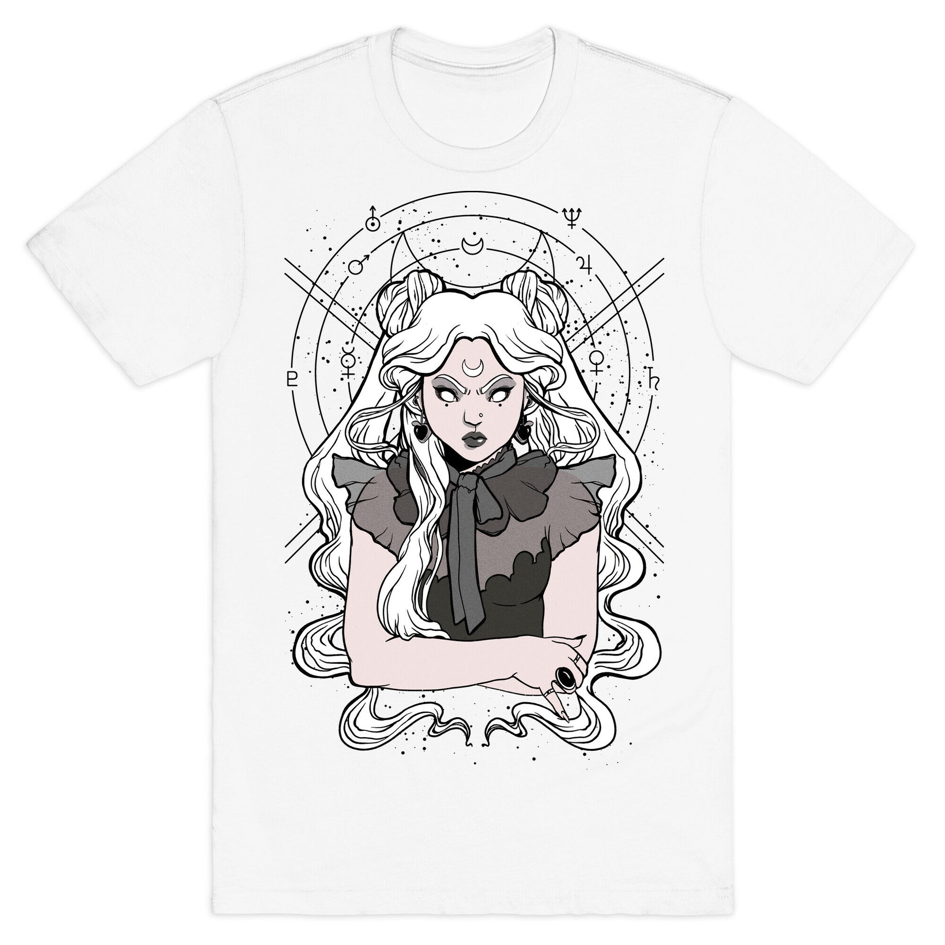 Goth Usagi (Sailor Moon Parody) T-Shirt
