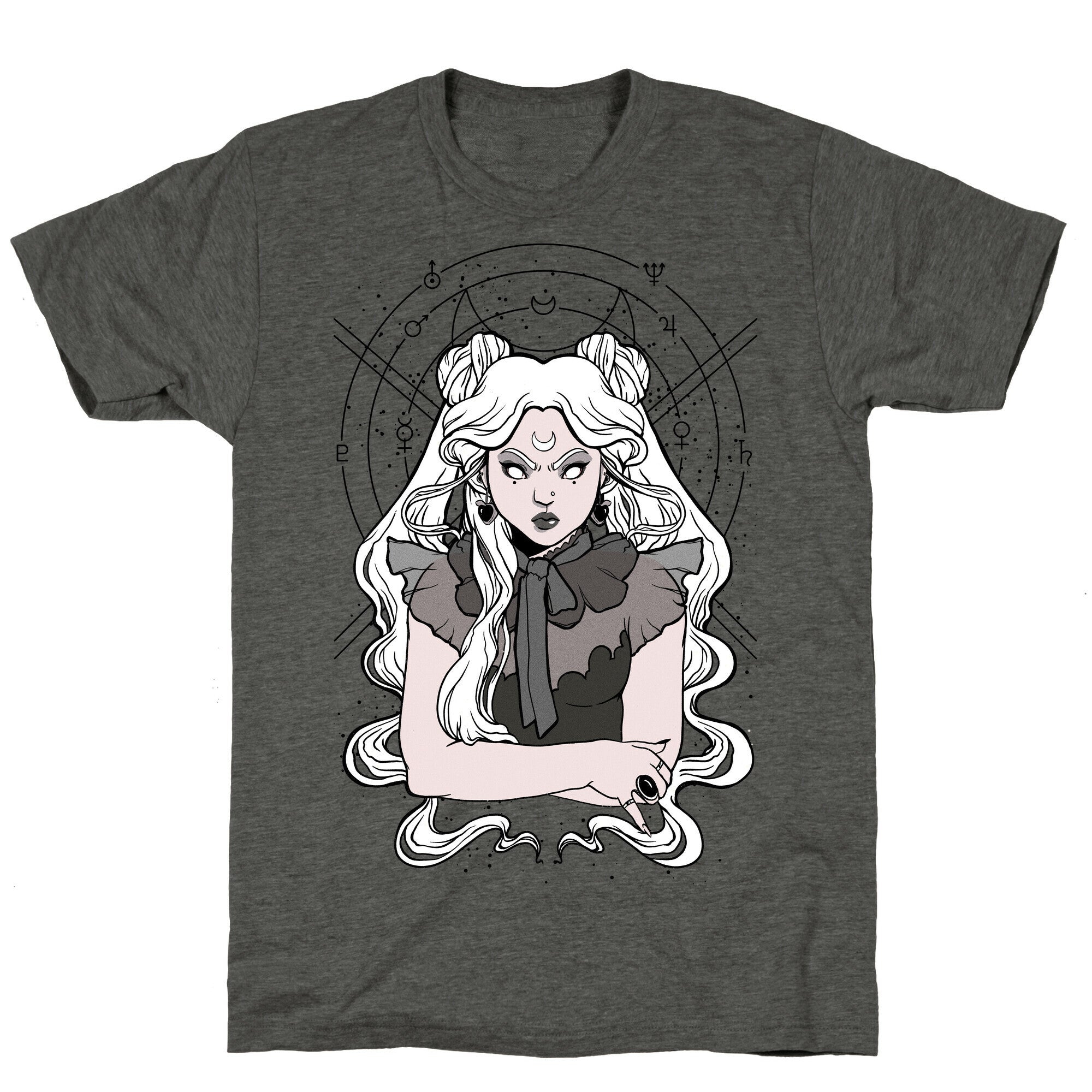 Goth Usagi (Sailor Moon Parody) Unisex Triblend Tee
