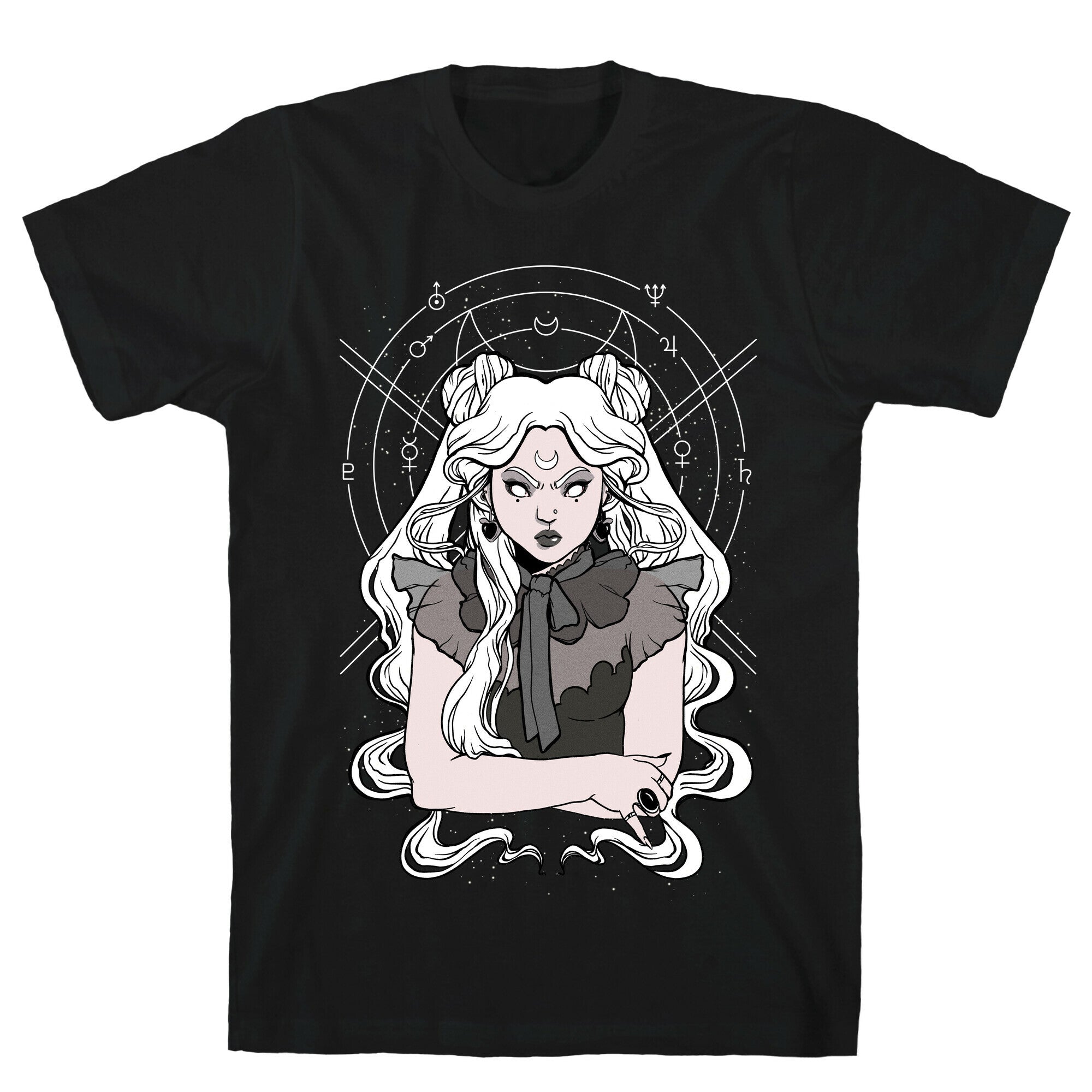 Goth Usagi (Sailor Moon Parody) T-Shirt