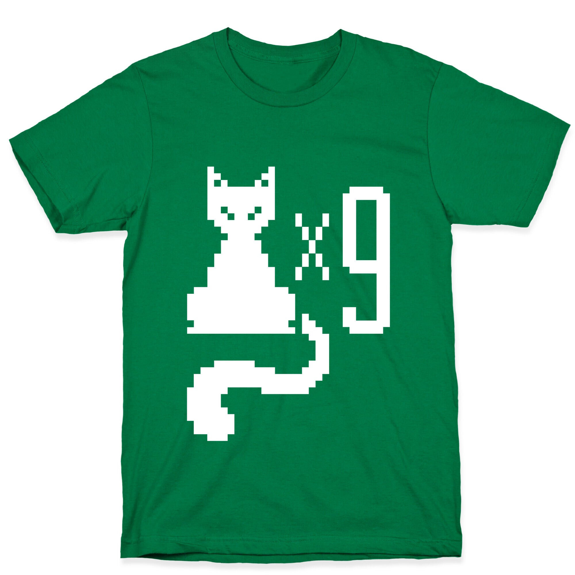 Retro Cat 9 lives T-Shirt