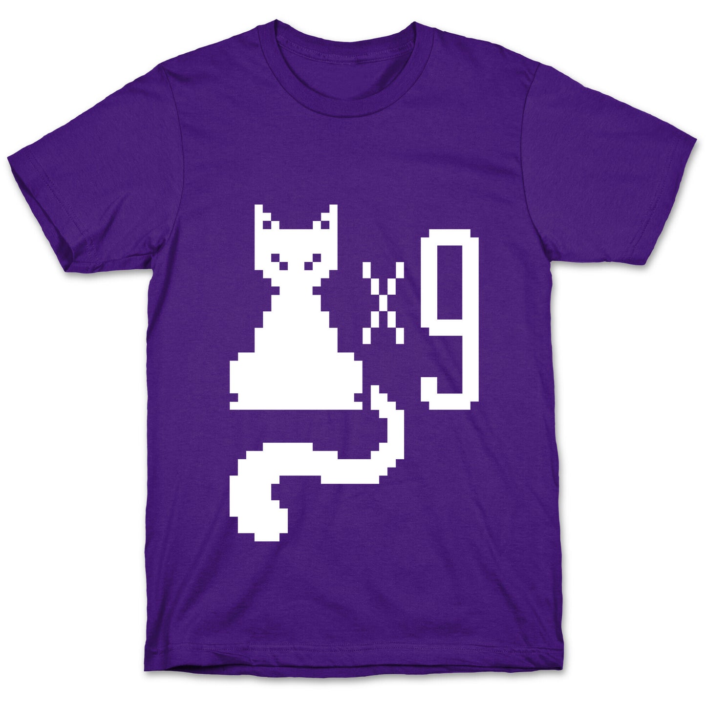 Retro Cat 9 lives T-Shirt