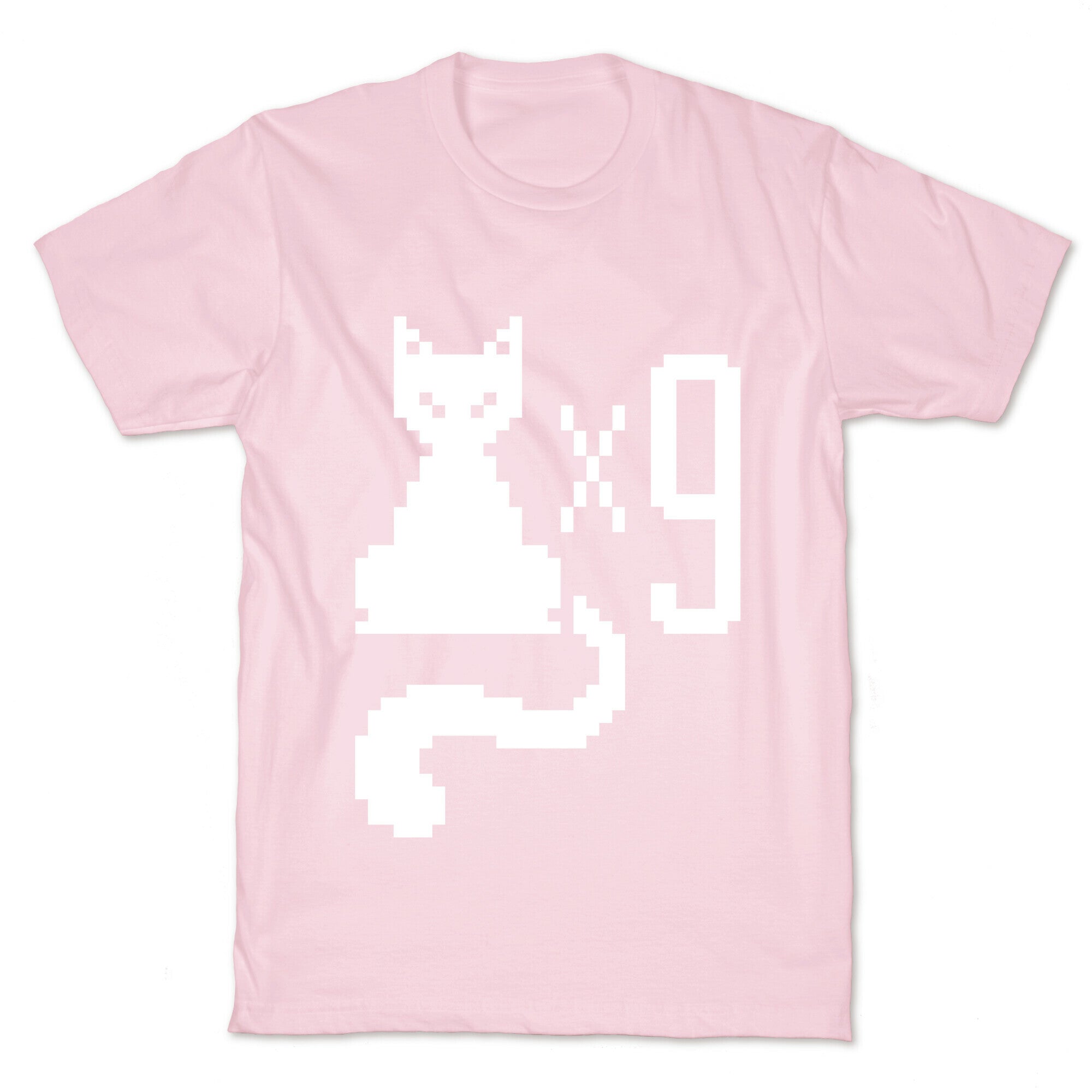 Retro Cat 9 lives T-Shirt