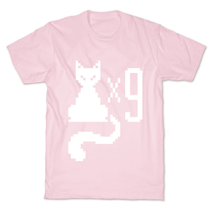 Retro Cat 9 lives T-Shirt