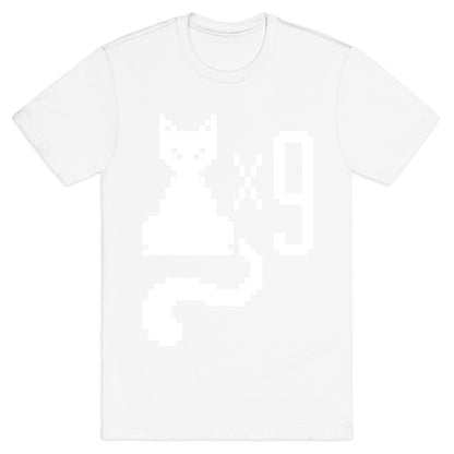 Retro Cat 9 lives T-Shirt