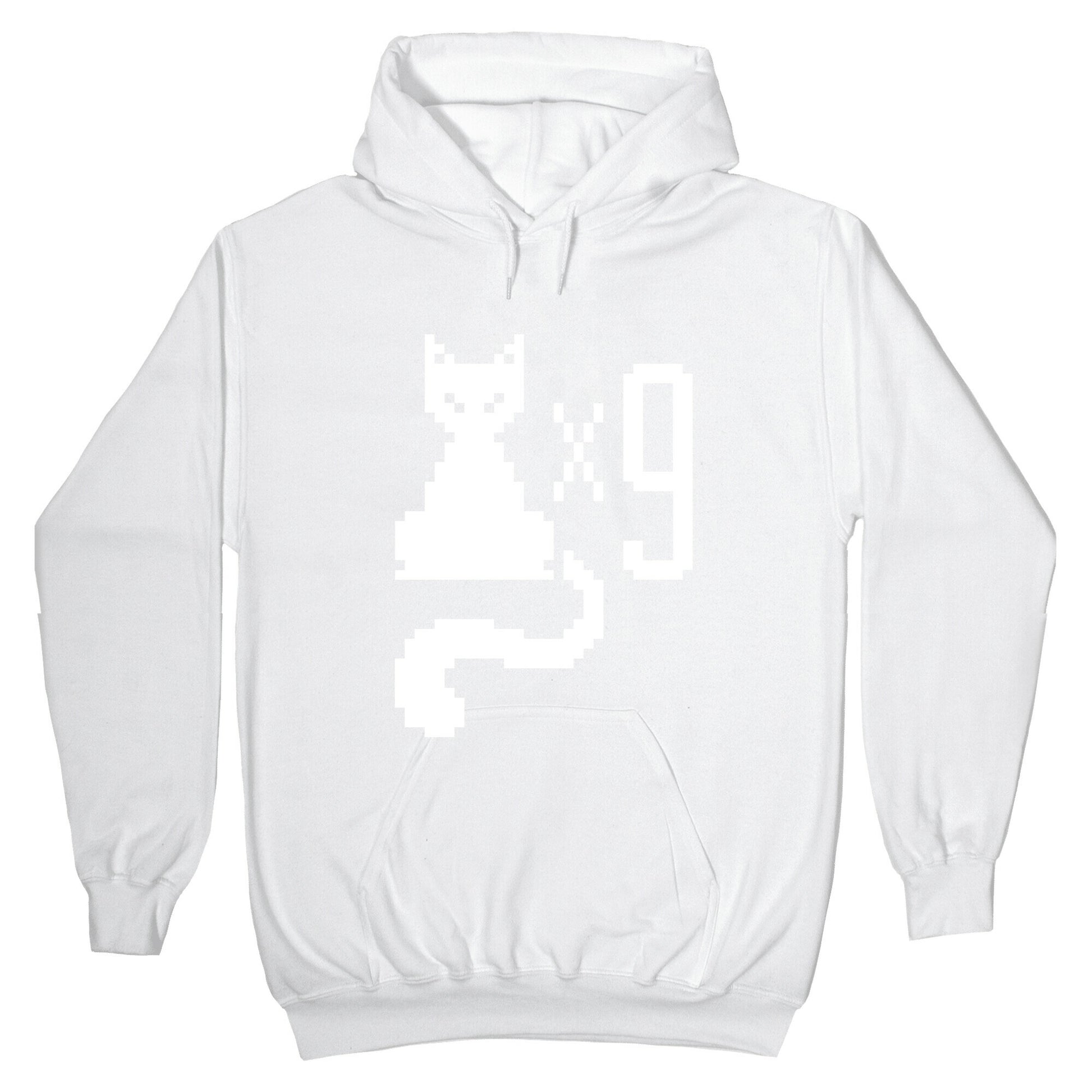 Retro Cat 9 lives Hoodie