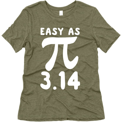 Easy as 3.14 - Pi Women's Triblend Tee