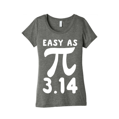 Easy as 3.14 - Pi Women's Triblend Tee