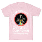 Opportunity Rescue Mission (Mars Rover) T-Shirt