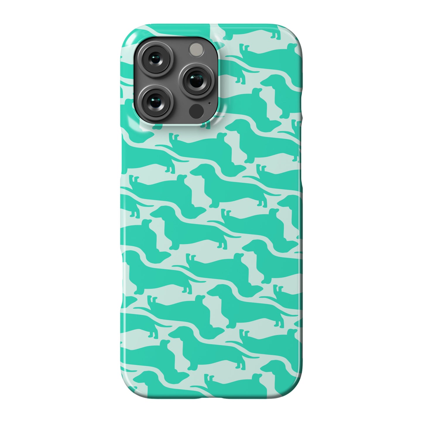 Wiener Dog Pattern Phone Case