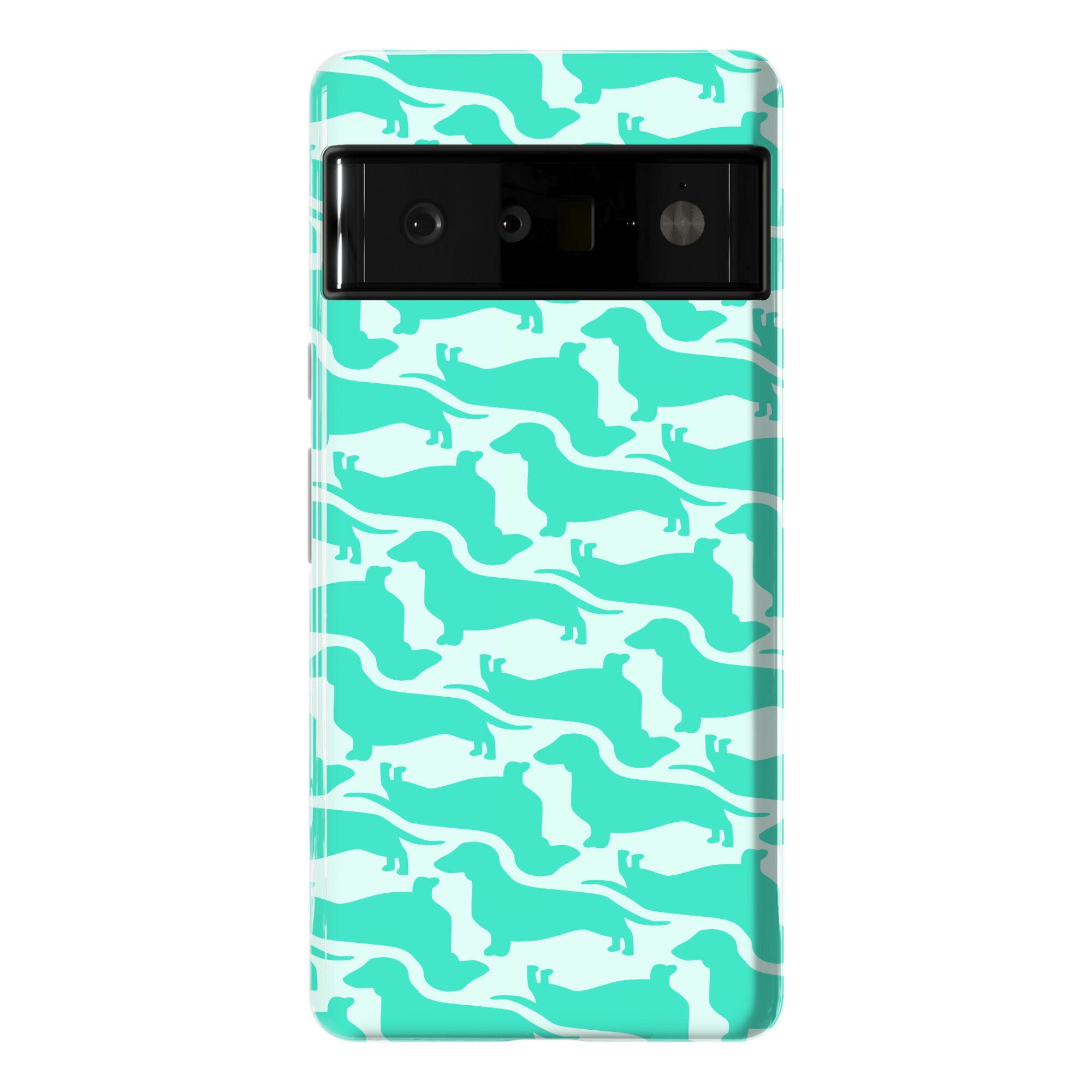 Wiener Dog Pattern Phone Case