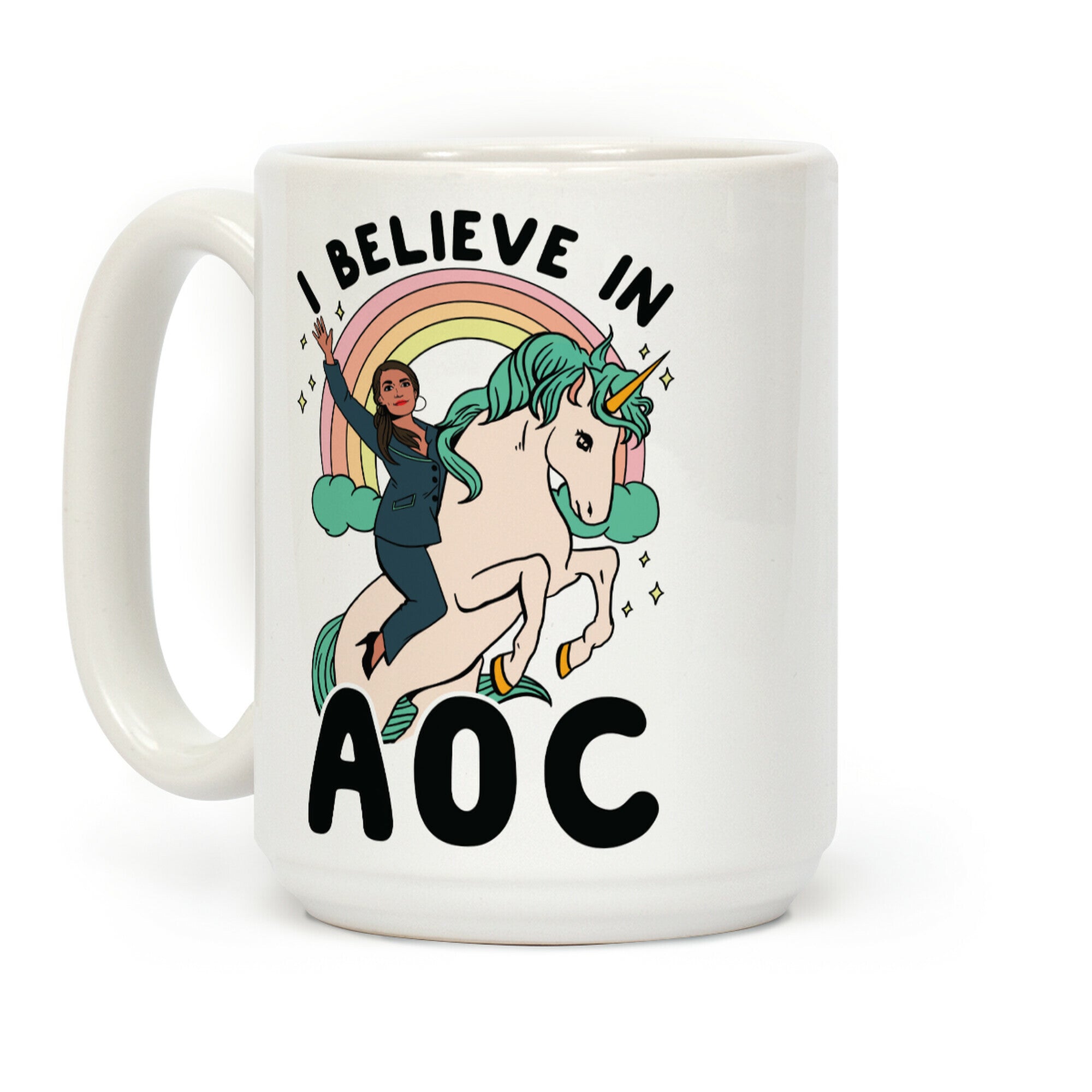 I Believe in AOC (Alexandria Ocasio-Cortez) Coffee Mug