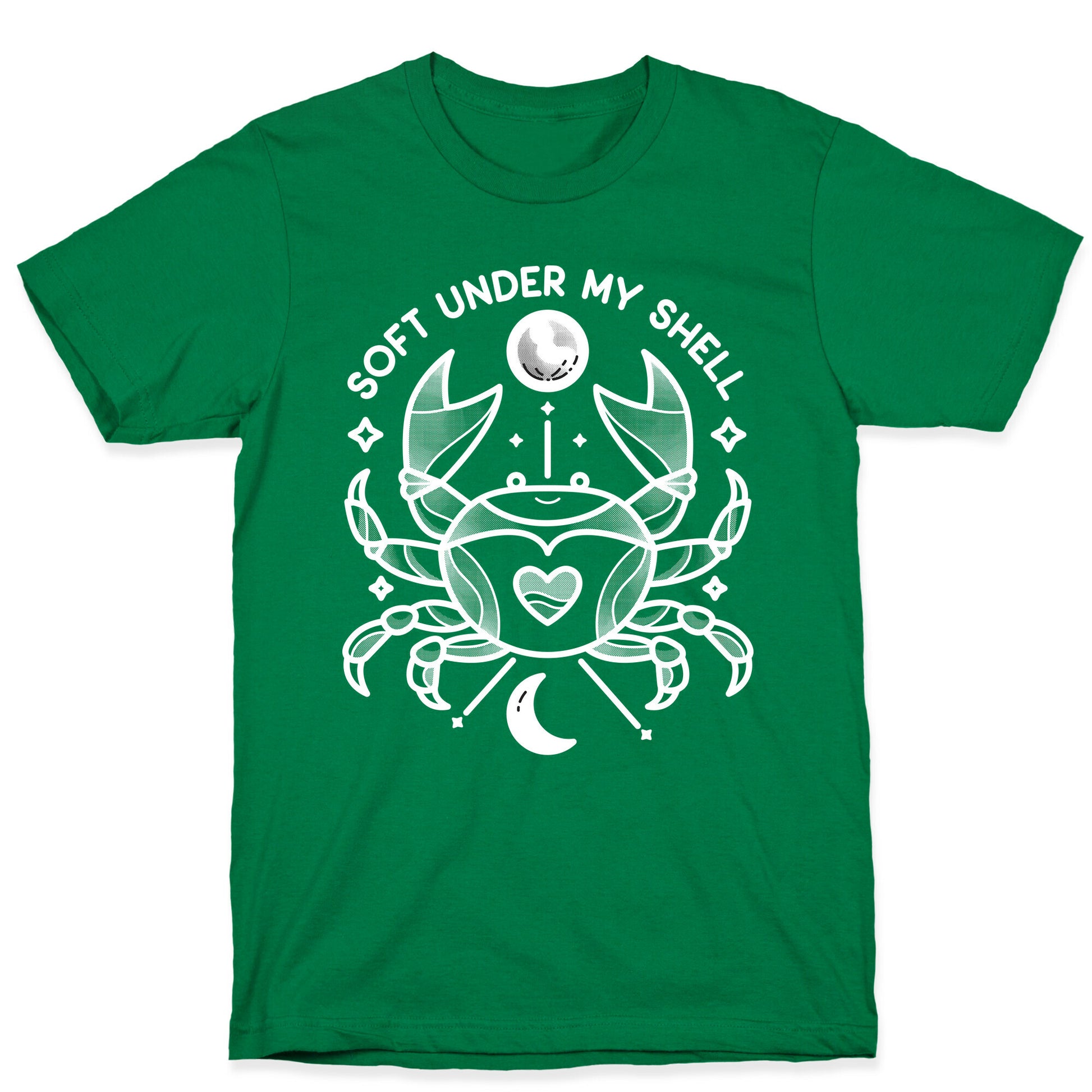 Soft Under My Shell - Cancer Crab T-Shirt