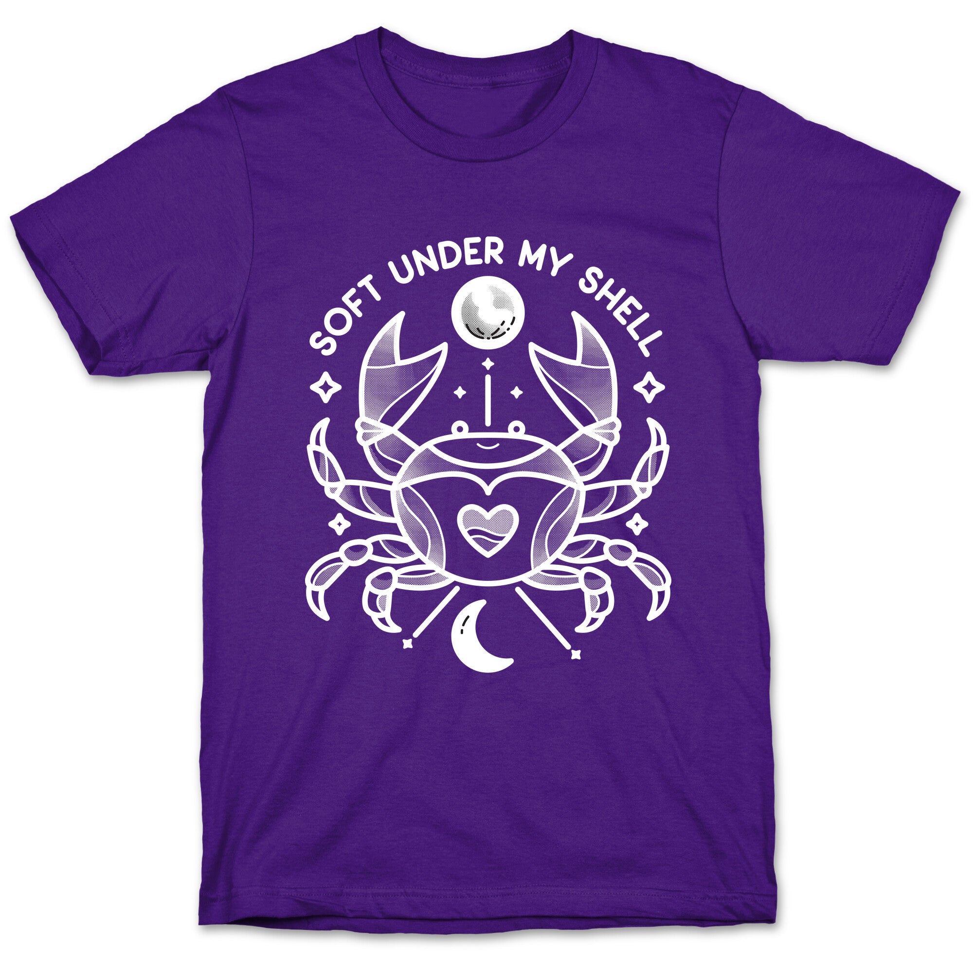 Soft Under My Shell - Cancer Crab T-Shirt