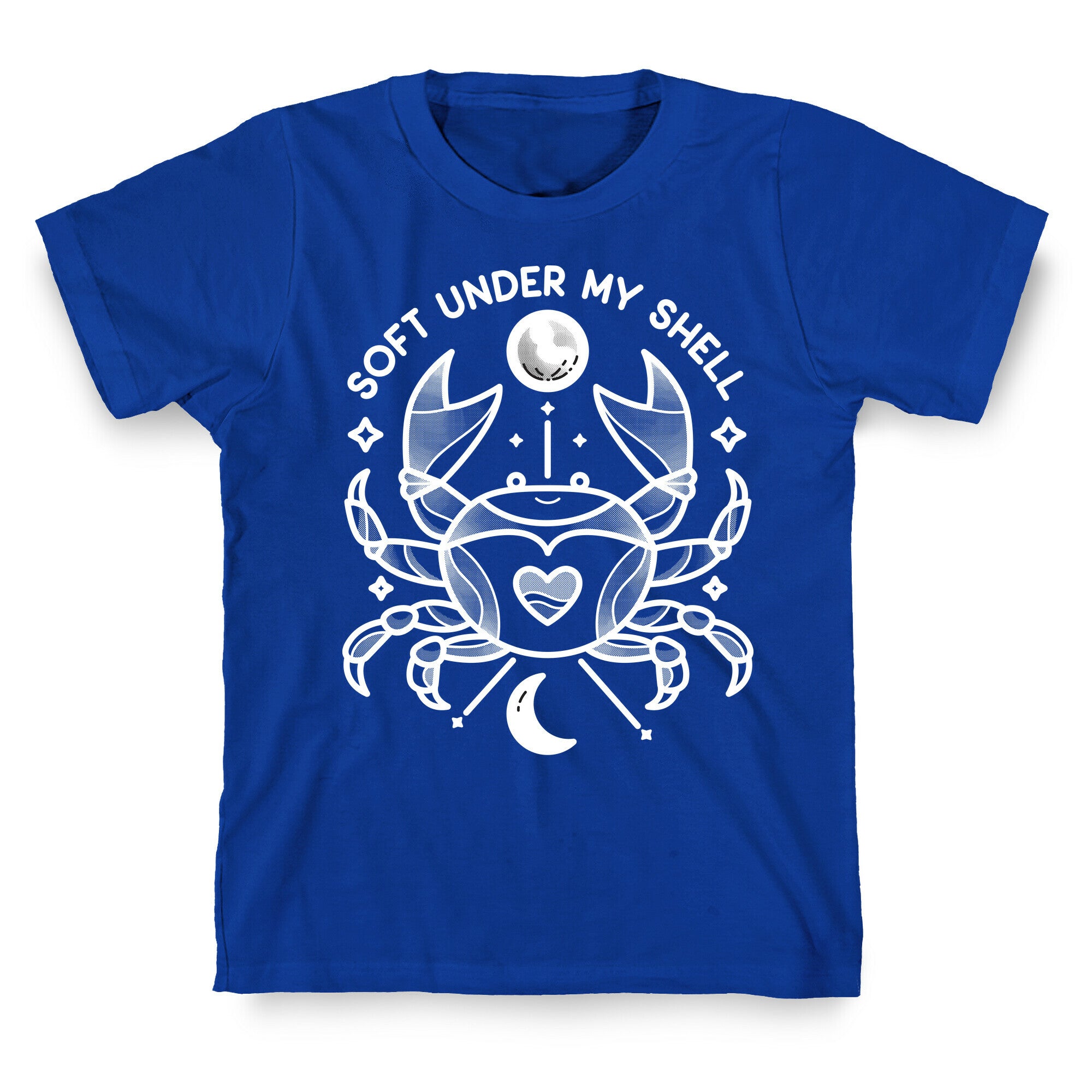 Soft Under My Shell - Cancer Crab T-Shirt
